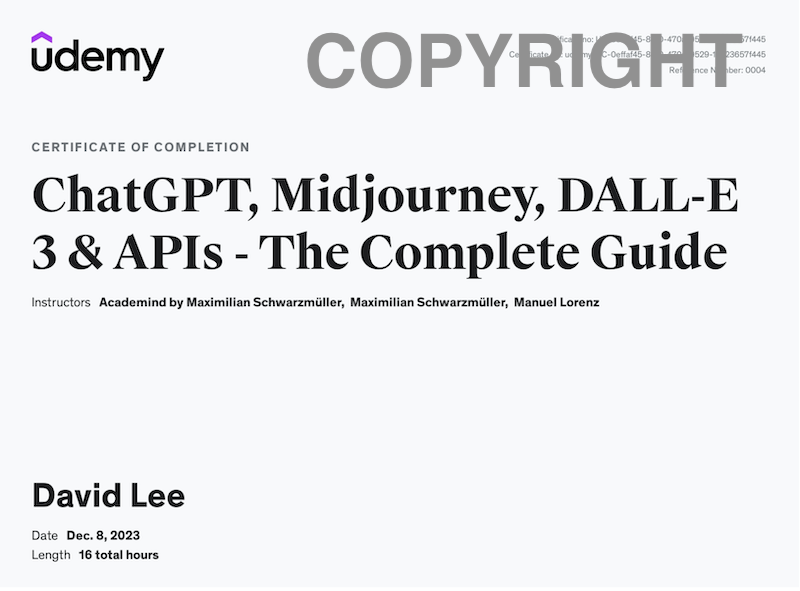 ChatGPT, Midjourney, DALL-E 3 & APIs