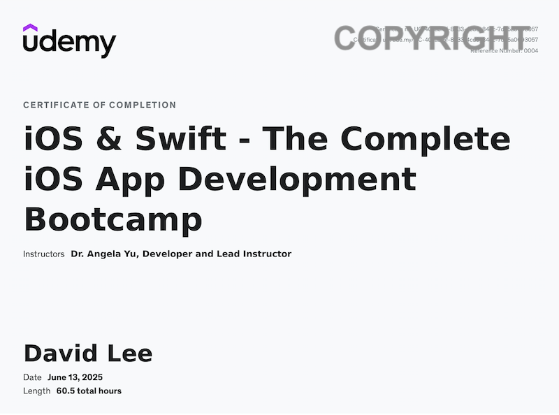 iOS & Swift - The Complete iOS App Development Bootcamp